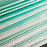 Anti Dust Green Disposable Mask , Earloop Face Mask High Filtration Capacity