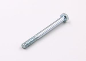 China DIN 931 Grade 8.8 Fasteners Screws Bolts Hexagon Head Zinc Plated Surface Treatment factory
