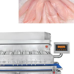 Flip Weighing Bucket Sashimi 7 Head Multihead Weigher For Fresh Aquatic Industry