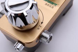 China Gold Thermostatic Shower Mixer Valve , Household Wall Mounted Solar Electric Water Heater factory