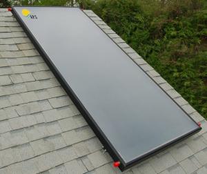 China Super Quality Landscape or Portrait Black Chrome/Blue TiNOX Flat Plate Solar Collector 2MX1M Model factory