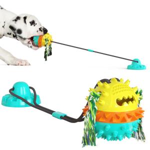 China Grind Teeth Dog Bite Training Toys OEM Dog Toy Suction To Floor factory