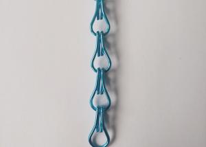 China 2.0mm Metal Double Hook Chain Link Door Screen Wear Resistance factory