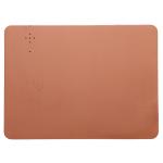 Personalized Qi 10W Mouse Pad Wireless Charger PU Leather Mat