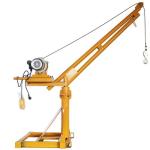 360 Degree Mini Lifting Crane , Hotels Mini Hoist Crane 500kg