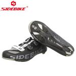 Durable Road Racing Bicycle Shoes , Black Road Cycling Shoes OEM / ODM Accept
