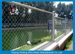 Powder Coated Playground Diamond Wire Mesh Fence For Park / Zoo