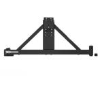 Jeep Wrangler JK Rear Off Road Bumpers 100*50*30cm Carbon Black