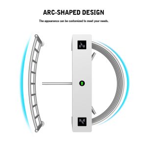 HCW Automatic Turnstile Gate with Biometric Integration RS485 Interface and 20