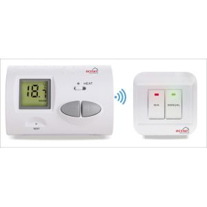 China RF Electronic Programmable Thermostat , Fixed Temperature Room Thermostat on sale