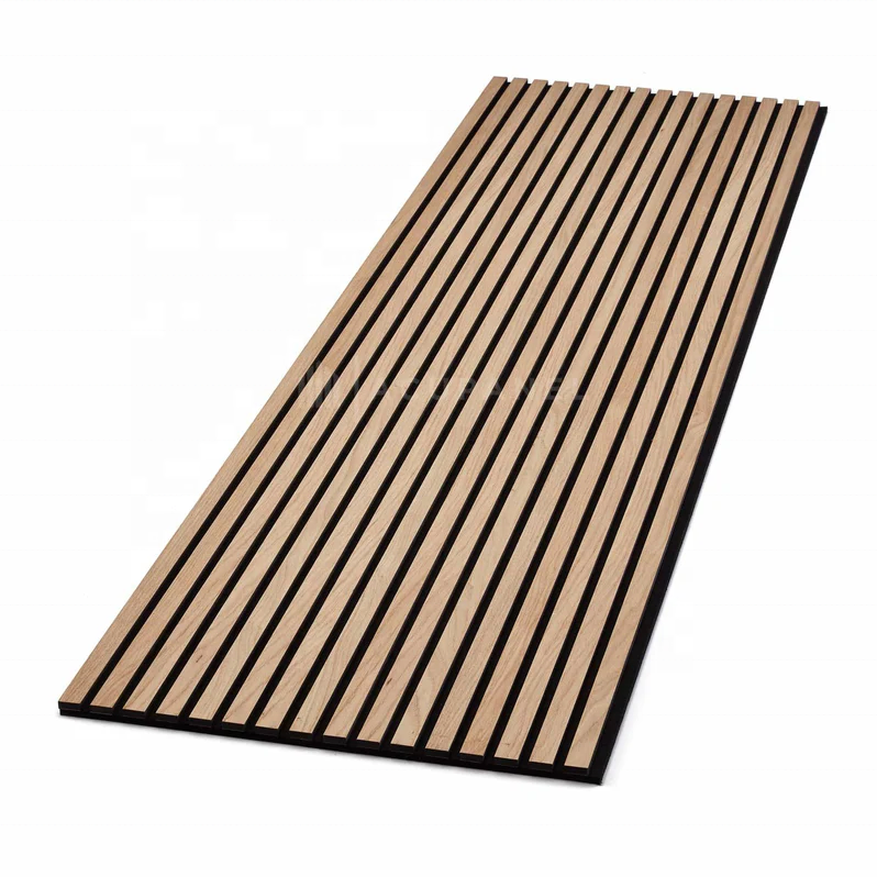 Office Studio Akupanel Wooden Slatted Sound Absorbing Proofing Boards Ceiling Pet Wood Slat Wall Soundproof Acoustic Panels