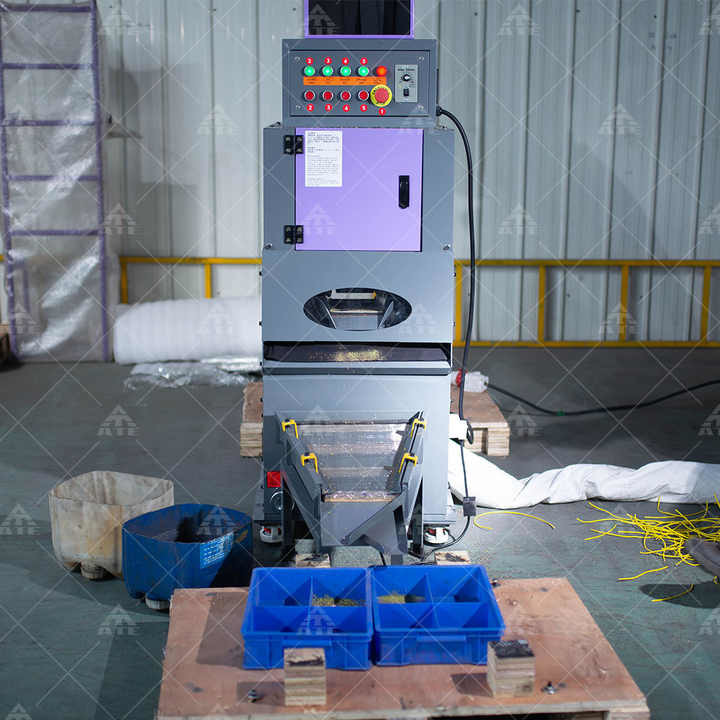 High Efficiency Small Copper Wire Cable Copper Granulator Mini Copper Wire Recycling Line