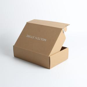 China Corrugated Zipper Paper Box Eco-friendly and Durable Packaging for Small Business factory
