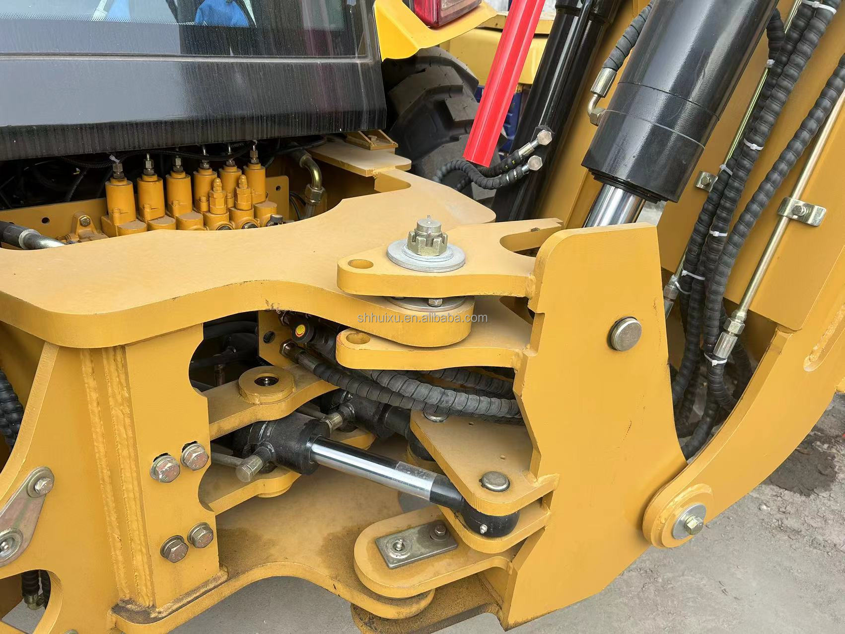 Used Excavator Caterpillar CAT420F Backhoes / Secondhand Japan Backhoes Engine In Good Condition