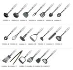 Flexible Kitchen Tools Stainless Steel Kitchen Accessories Set for Vegetable