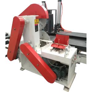 China Circular Twin Blades Wood Saw Machine, Log Cutting Auto Feed Circular Sawmill factory