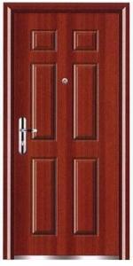 China ABNM-GMF01 fireproof steel wood armored door factory