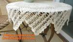 Handmade Table Cloth Crochet Table Runner Dining Party Tablecloth Lace