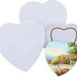 Wall Decor Blank Stretched Canvas For Oil Painting Heart Shaped DIY Romantic