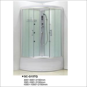 China Computer Controlled Sliding Door Shower Cubicles , Modern Glass Shower Cabin factory