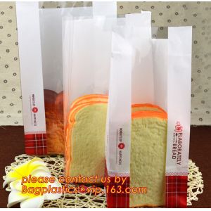 Customize Translucent Window Brown Greaseproof Kraft Paper Bag Special Opp