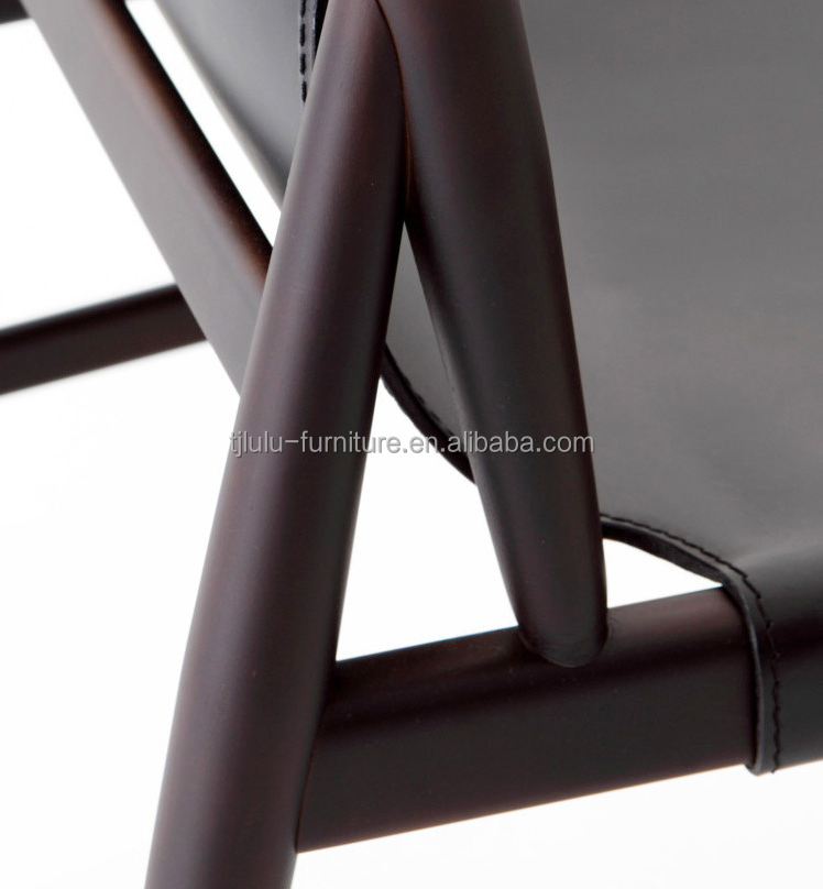 Wood Dining Chair Italian Classic Luxury Modern Cafe Chair Black/Brown Style Living PU Leather Living Room Furniture