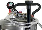 Air Driven Waste Oil Drainer With Six Suction Probes / Pneumatic Oil Extractor