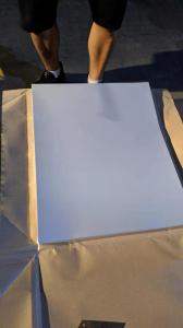 China 0.10mm 0.15mm Lubricated Aluminum Entry Board For 5G Era PCB Drilling factory