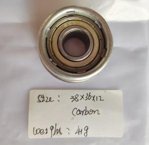 China 6001zz Miniature Stamping Flanged Deep Groove Ball Bearing 38x36x12 factory
