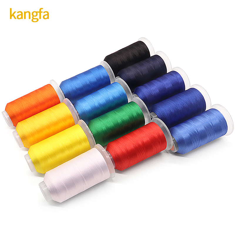 5000m Polyester Embroidery Thread for 4000y Multi-Color Embroidery Machine Dyed Color