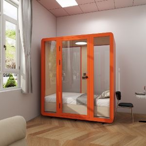 Modern Sleeping Booth Soundproof Quiet Space Office Pods 490kg