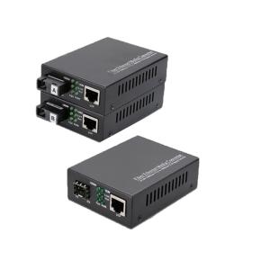 China 1.25G SFP Fiber Media Converters LC Connector Tx1550nm DFB Singlemode 3.3V Power Supply factory