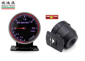China Universal Turbo Boost Gauge Purple Display with Permanent Magnet Motor factory