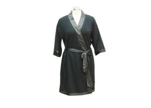 China Pretty Black Women'S Winter Nightgowns , Warm Ladies Long Sleeve Nighties factory