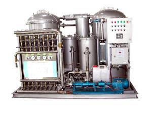 China 2000 L/h Marine Fuel Water Separator System 4KW Environmentally Friendly factory