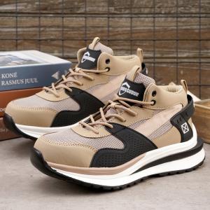 China Light Work Shoes Kevlar Anti-proof Safety Sheos Novel Fashionable Mens Comfortable Safety Shoes Practical factory