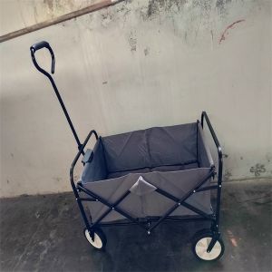 China PVC 600D Folding Camping Trolley OEM Folding Utility Wagon Cart on sale