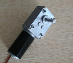 China The Worm DC geared motors factory