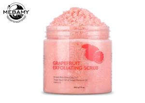 China Grapefruit Dead Sea Salt Skin Care Body Scrub For Deeping Cleanse And Detoxifies factory