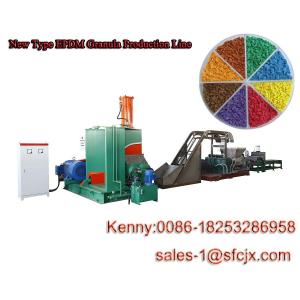 China XJL-200 900kg/H 1500kg/H EPDM Production Line For Rubber Runway factory
