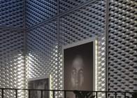 China Aluminum Diamond 0.8mm Thickness Expanded Metal Interior Wall Decoration Designs factory