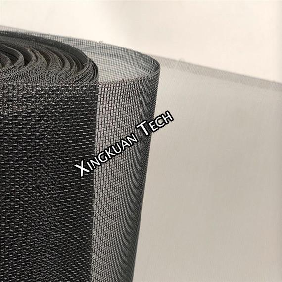 China Black Epoxy Coated Wire Mesh Hydraulic Air Filters Support Layer 18*14 Mesh factory
