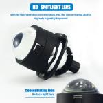 Etclite 2.5 inch Car Led Projector Lens Bulbs Universal 5500K Bi-Led High Canbus