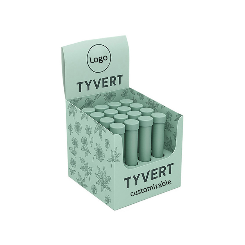 Custom Cardboard Counter Top Displays for Pop Top Tubes