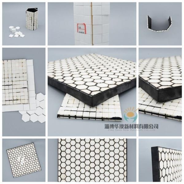 95% Ceramic Wear Plate Wear Resistant Panel Used In Ceramic Producing Refractori