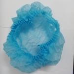 PP Nonwoven Disposable Bouffant Caps , Colorful Disposable Scrub Caps