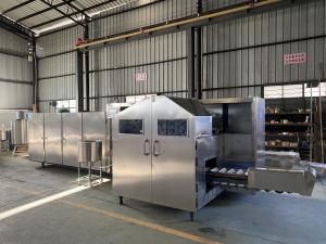 China Touch Screen 8kg/H Ice Cream Cone Making Machine factory