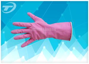 China Piink Household latex Gloves for family use or food industry factory