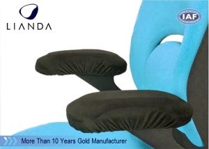 China Colorful Velboa High Density Memory Foam Cover For Student Chair , Black Color factory