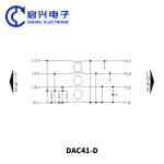 DAC41-D series EMI Filter 6A-30A Three phase four wire AC 380VAC/440VAC power